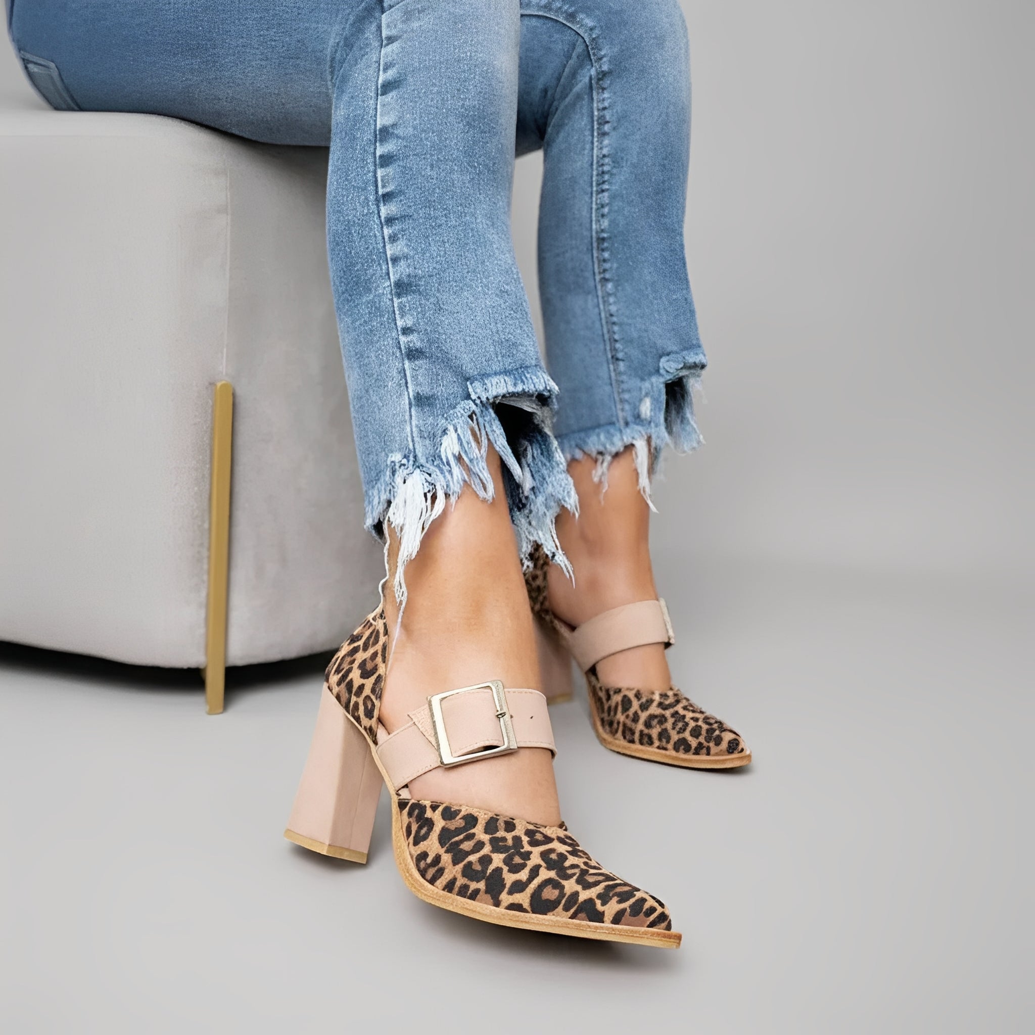 Loena | Elegant Leopard Heels